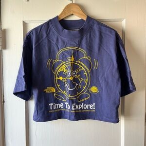 Online ceramics / The North Face cropped  ‘Time To Explore' Graphic Tee